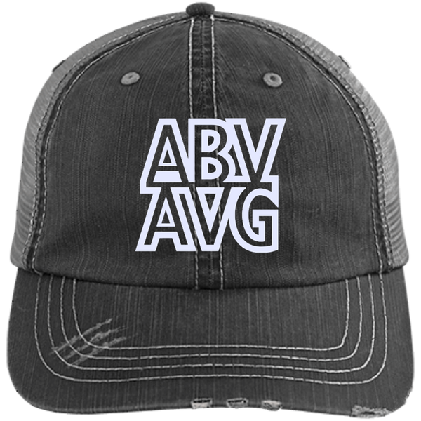 ABV AVG Co Distressed Unstructured Trucker Cap