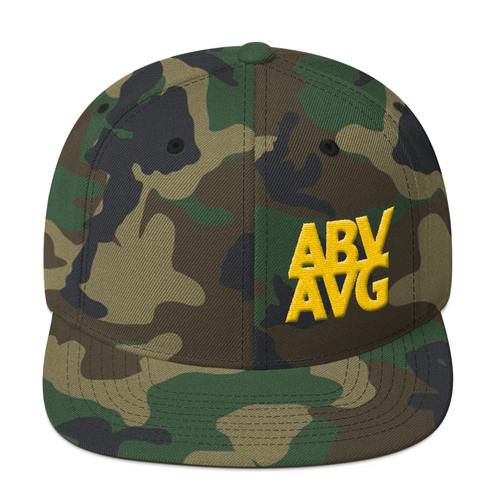 ABV AVG Co Aggie Gold 3D Puff Snapback Hat