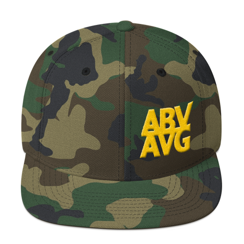 ABV AVG Co Aggie Gold 3D Puff Snapback Hat