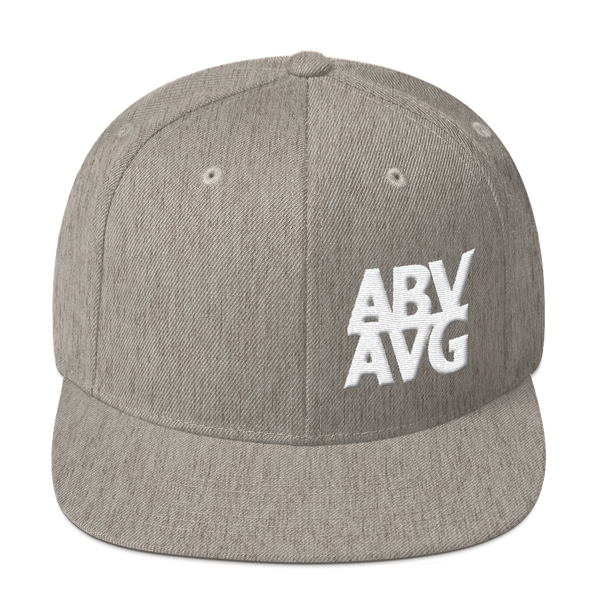ABV AVG Co 3D Puff Snapback Hat